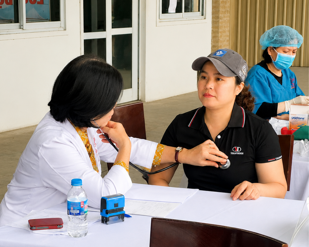 khám sức khỏe định kỳ cho nhân viên