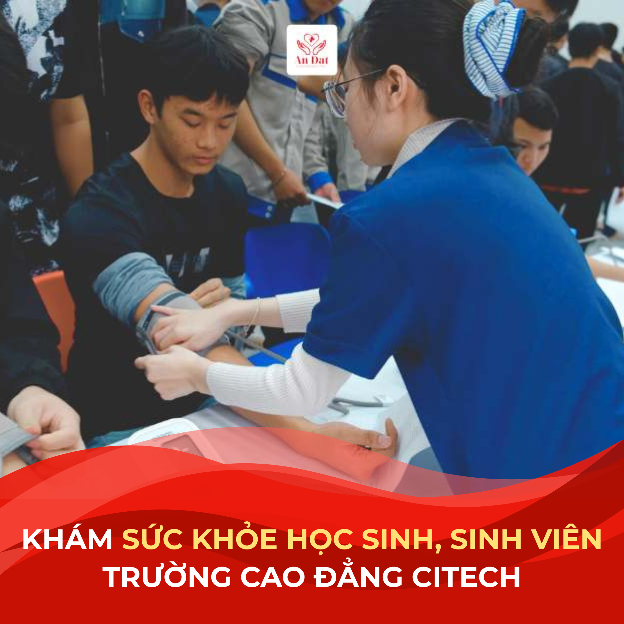 Khám sức khỏe học sinh, sinh viên Trường Cao đẳng Citech