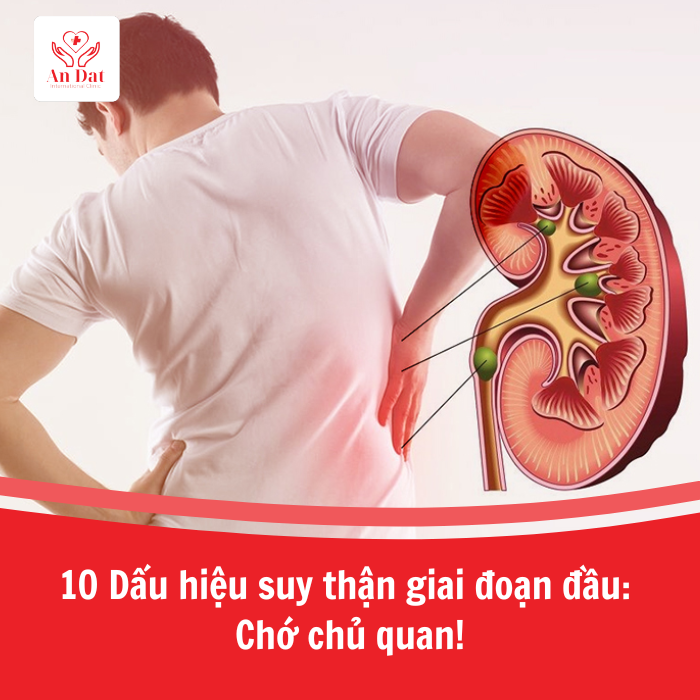 10 Dấu hiệu suy thận giai đoạn đầu – Chớ chủ quan!
