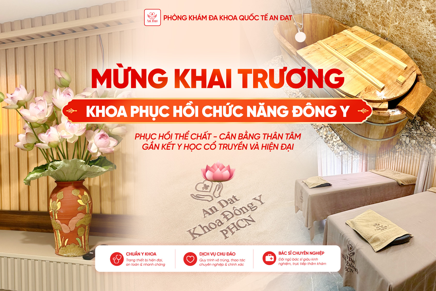 CHÍNH THỨC KHAI TRƯƠNG KHOA PHỤC HỒI CHỨC NĂNG ĐÔNG Y